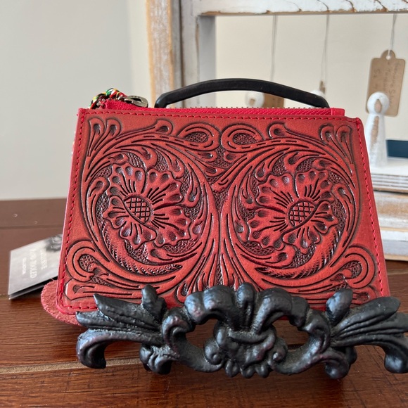 Myra Bag Handbags - Red Hot 🔥NEW MyRa BaG wallet Tooled Credit Card coin holder Leather gift idea